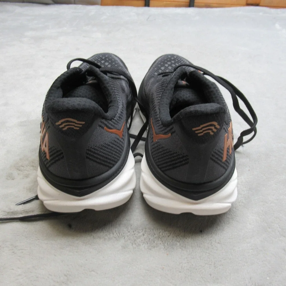 Hoka Womens Shoes 8.5 B Black Clifton 9 Cushioned Lightweight Running Athletic - Picture 6 of 13